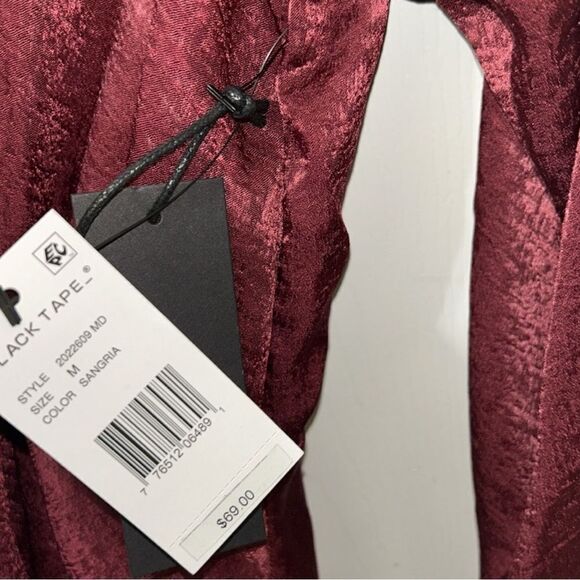 Black Tape Burgundy Mini Fit & Flare
Dress(Size Medium) - Picture 7 of 8